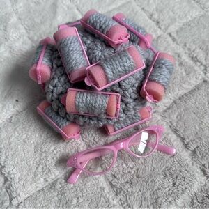 Handmade | Knit Granny Hat and Glasses Costume